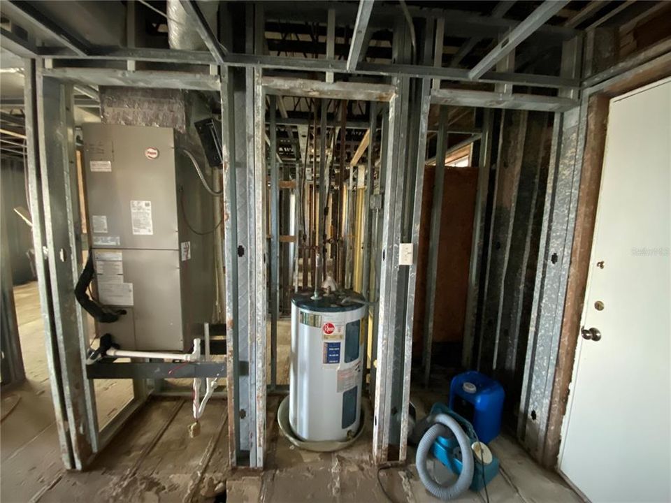 A/C & Water Heater Utility Closets