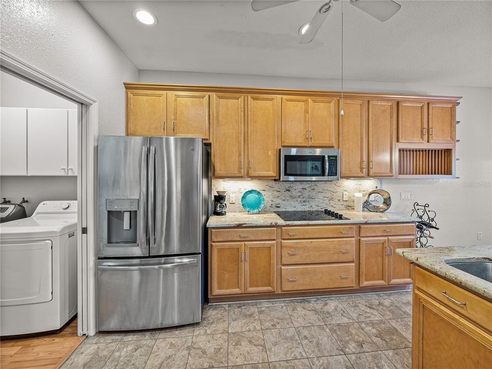 Stainless steel appliances excluding ovens