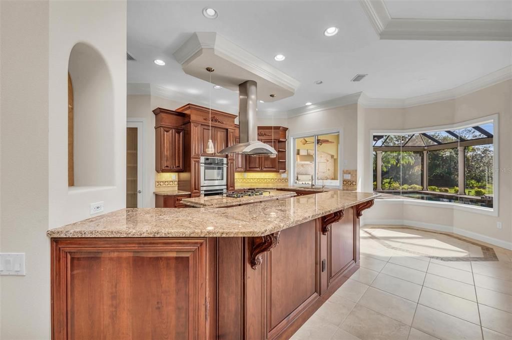 Kitchen View of Island, Cooking Island