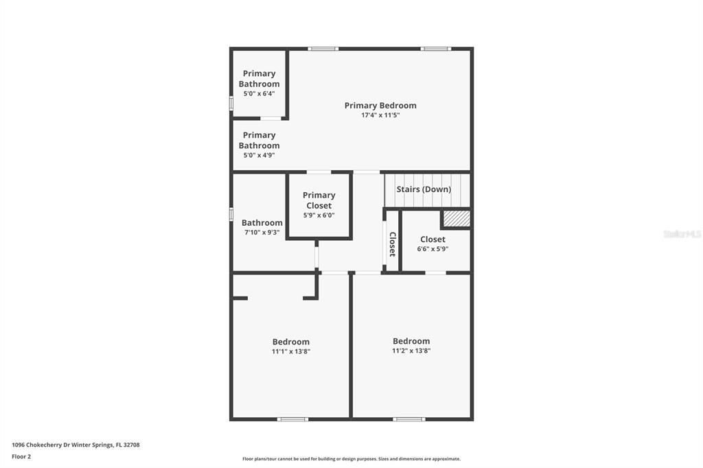 Upstairs Floor Plan