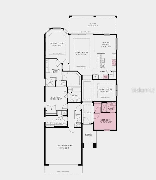 Structural Options Added: Gourmet Kitchen.