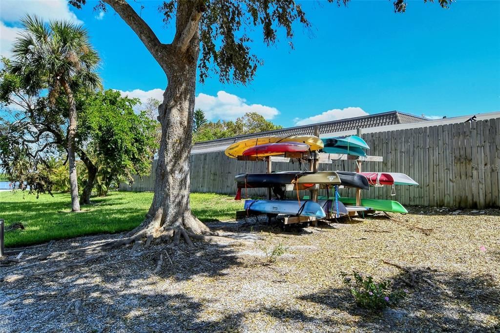 South Marina Kayak storage