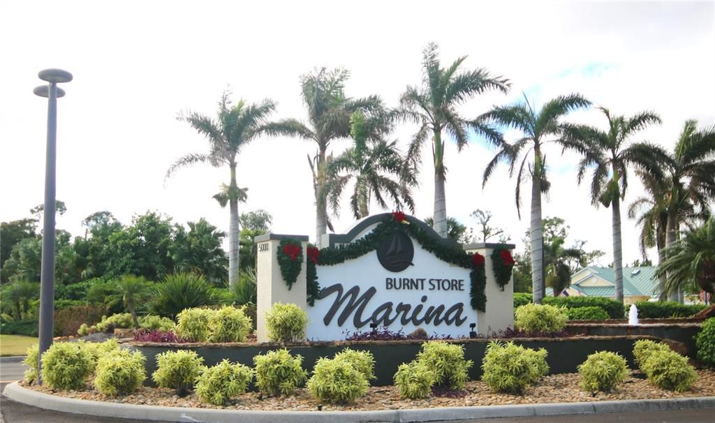 Entrance to Burnt Store Marina.