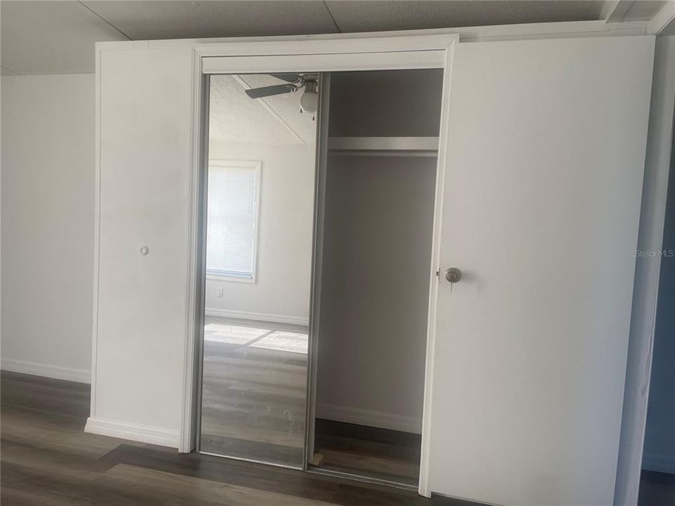 Closet in first bedroom