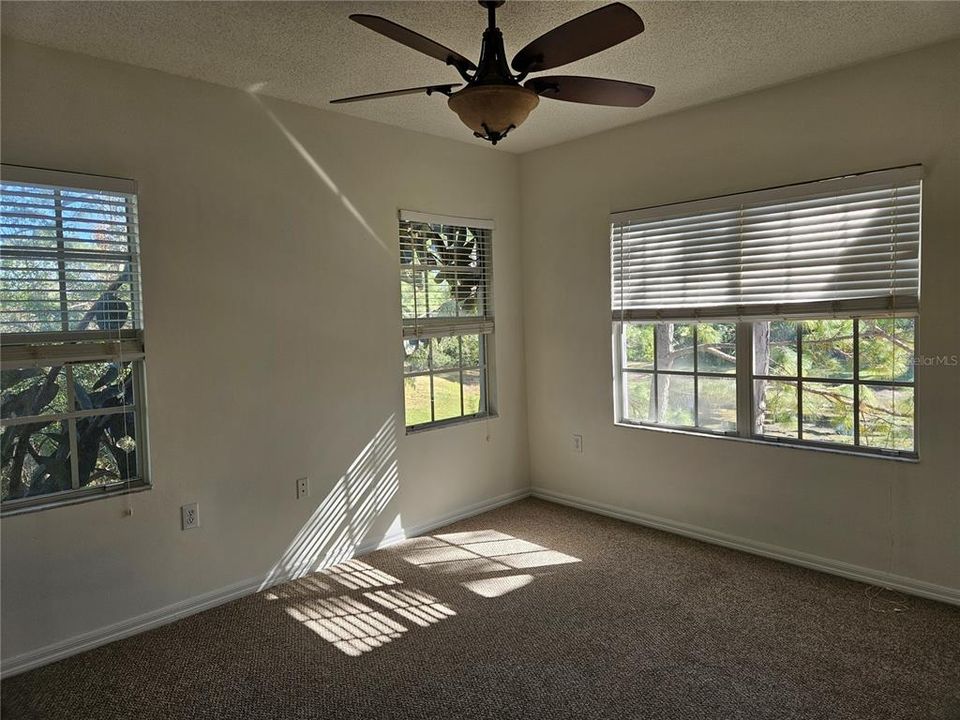 Master bedroom with private views