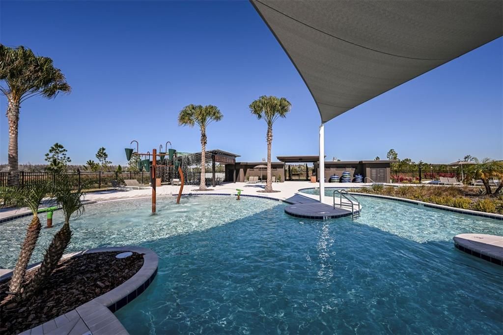 Shade Cover in Pool