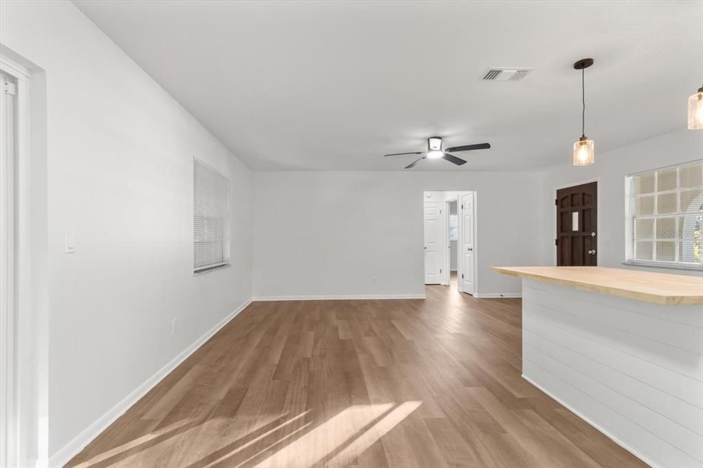 View from Dining Area Toward the Living Room