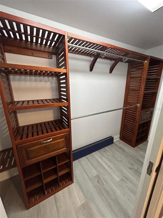 Primary walk-in closet