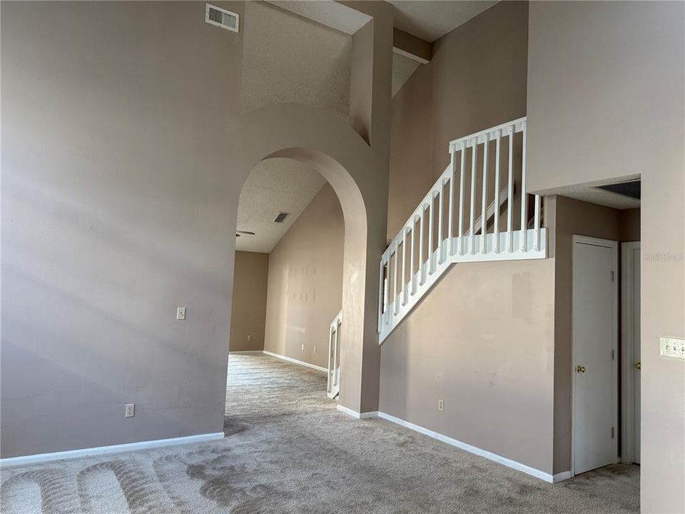 entrance to family room from formal dining