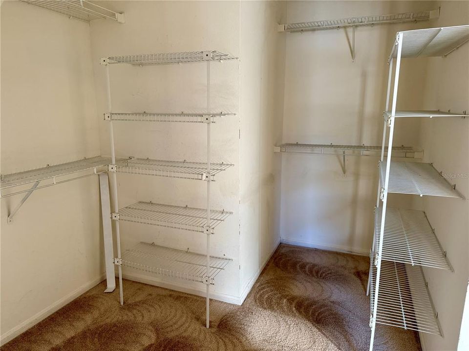 Primary walk in closet