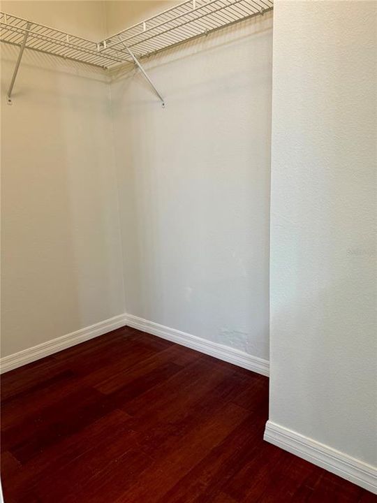 The Closet inside of the Master Bathroom