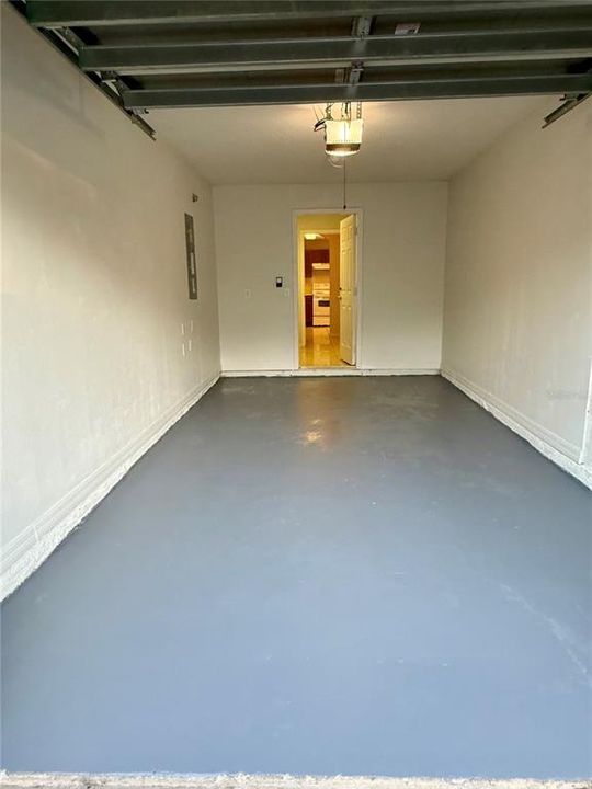 Garage -- Newly Painted Floor