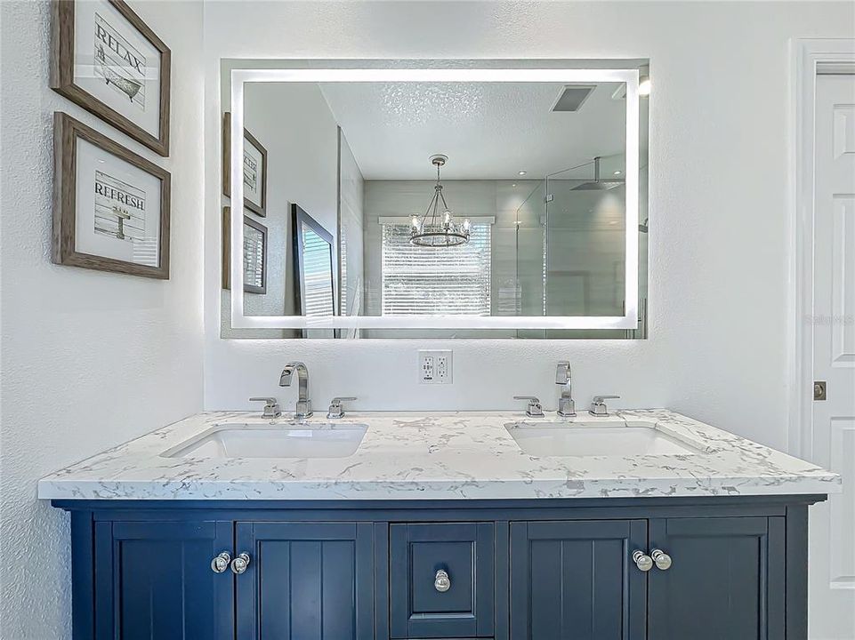 dual sink vanity