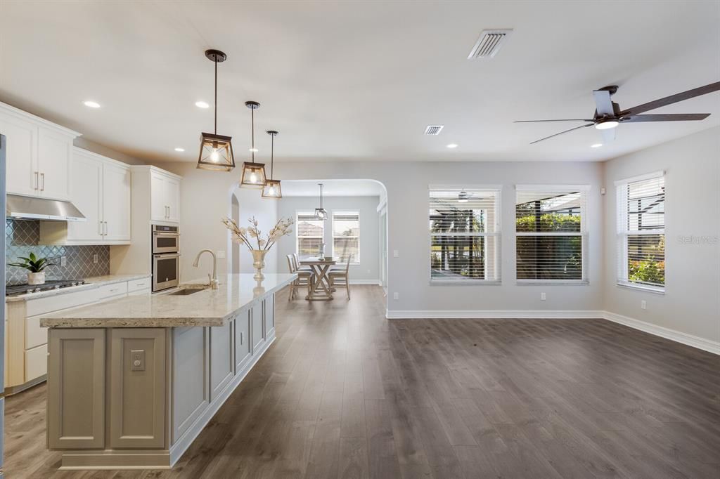 OPEN FLOOR PLAN WITH WATER VIEWS