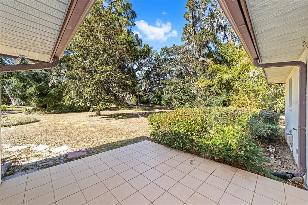 Welcome to your outdoor tile patio perfect for BBQ Grilling and entertaining.