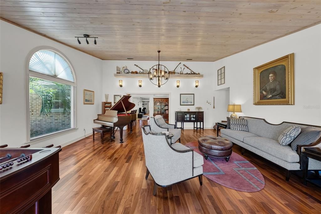 Main living room as you enter the home through the front doors