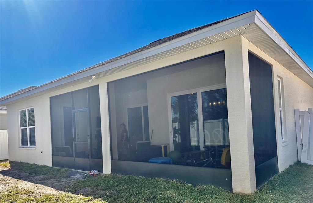 Exterior view of screened Patio