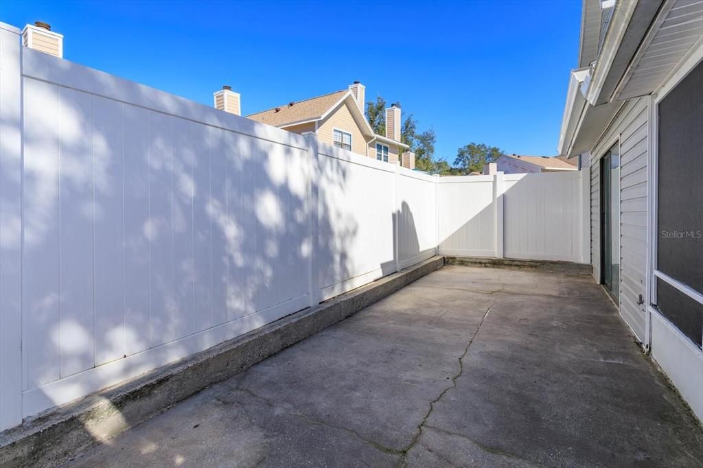 Fenced Courtyard