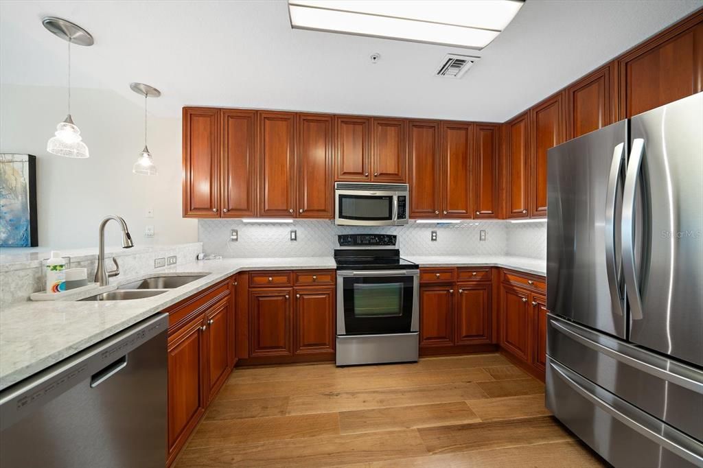 Lovely and tastefully updated kitchen-lots of room for culinary experiences!