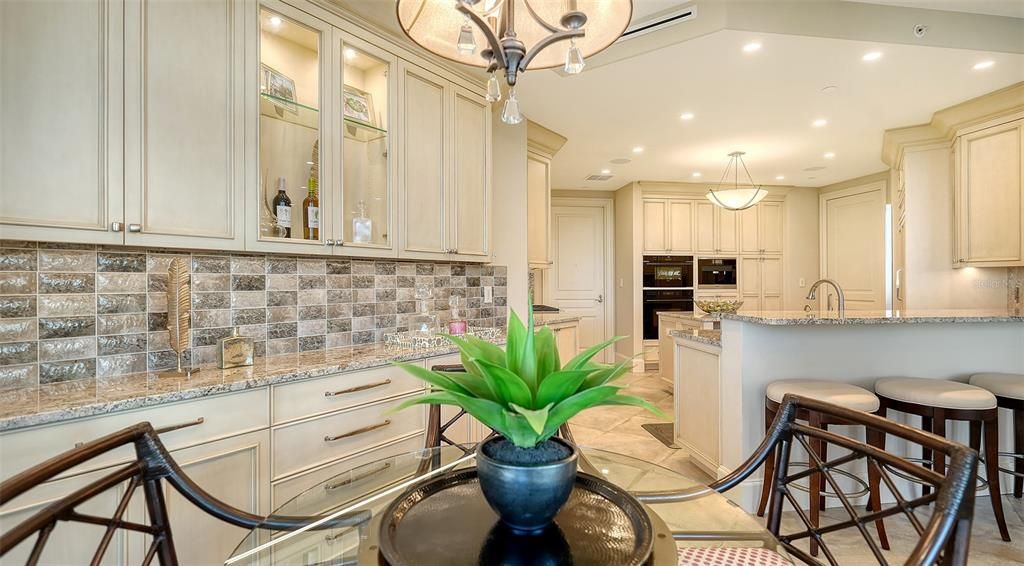 An extension of the kitchen, great space.