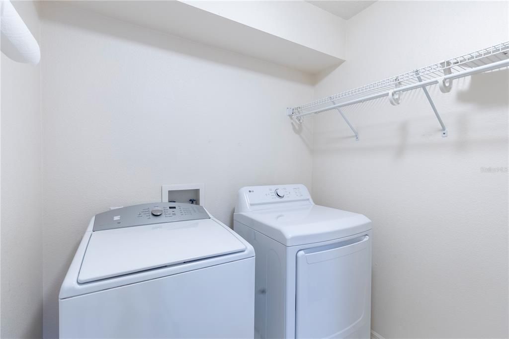 Washer and Dryer Laundry Area