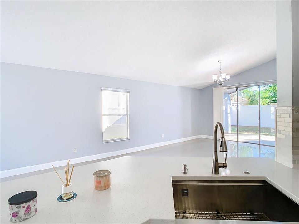 Family Room View from Kitchen