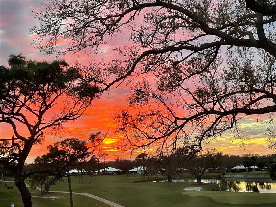 Westerly sunsets like this from the lanai are almost a nightly event.