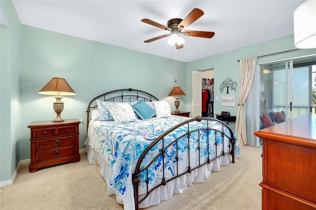 Primary bedroom with a substantial walk-in closet.