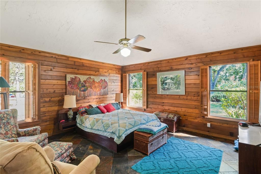 Retreat to the spacious primary bedroom, located on the first floor for added convenience.