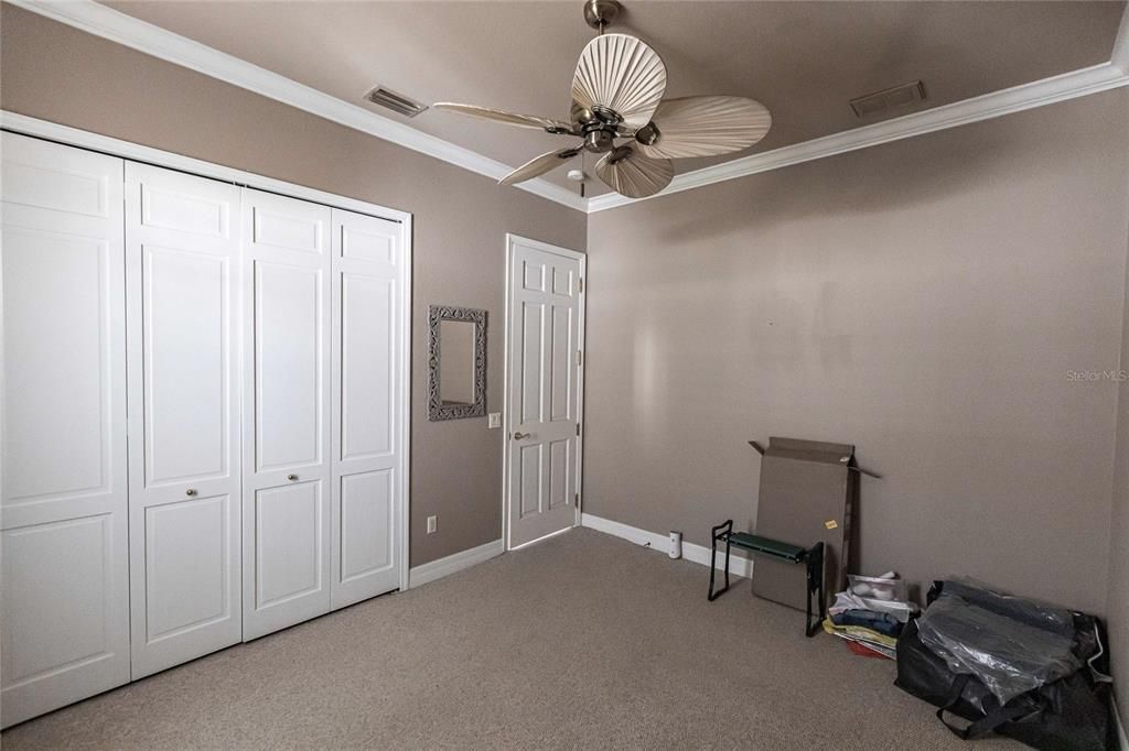 Additional 3rd bedroom located conveniently across from hallway bath.