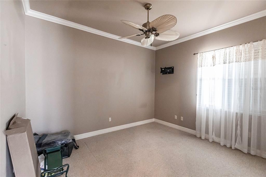 Additional 3rd bedroom located conveniently across from hallway bath.