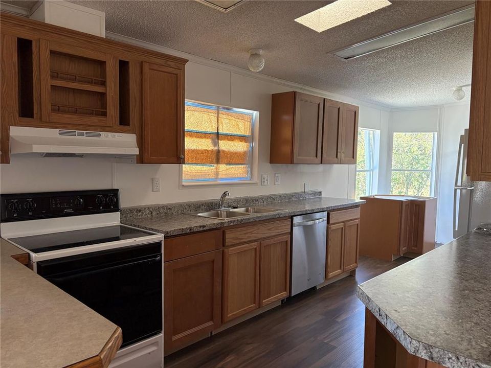 KITCHEN HAS NEW SINK CABINET & NEW DISHWASHER