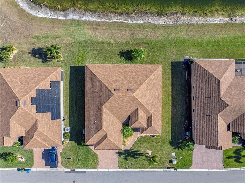 House drone view