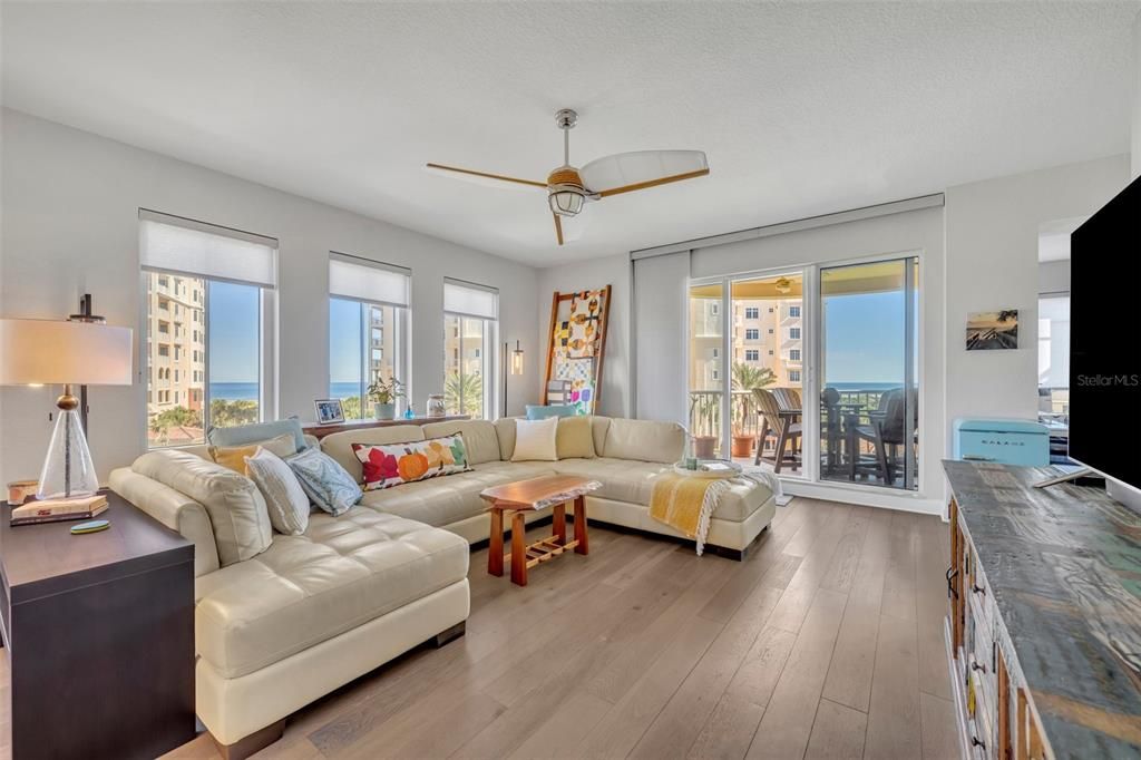 Expansive living room with ocean views!