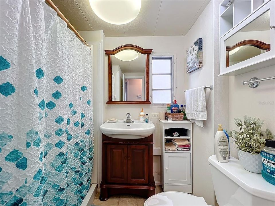 Bathroom with Shower only.