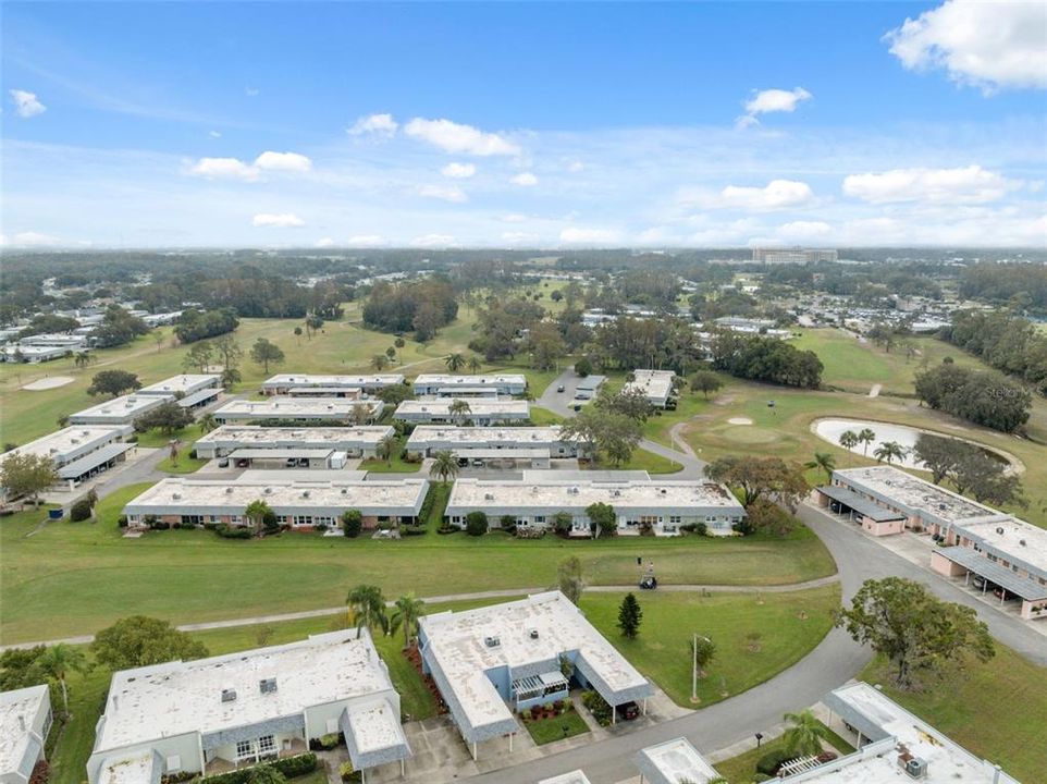 Aerial View of front side of home