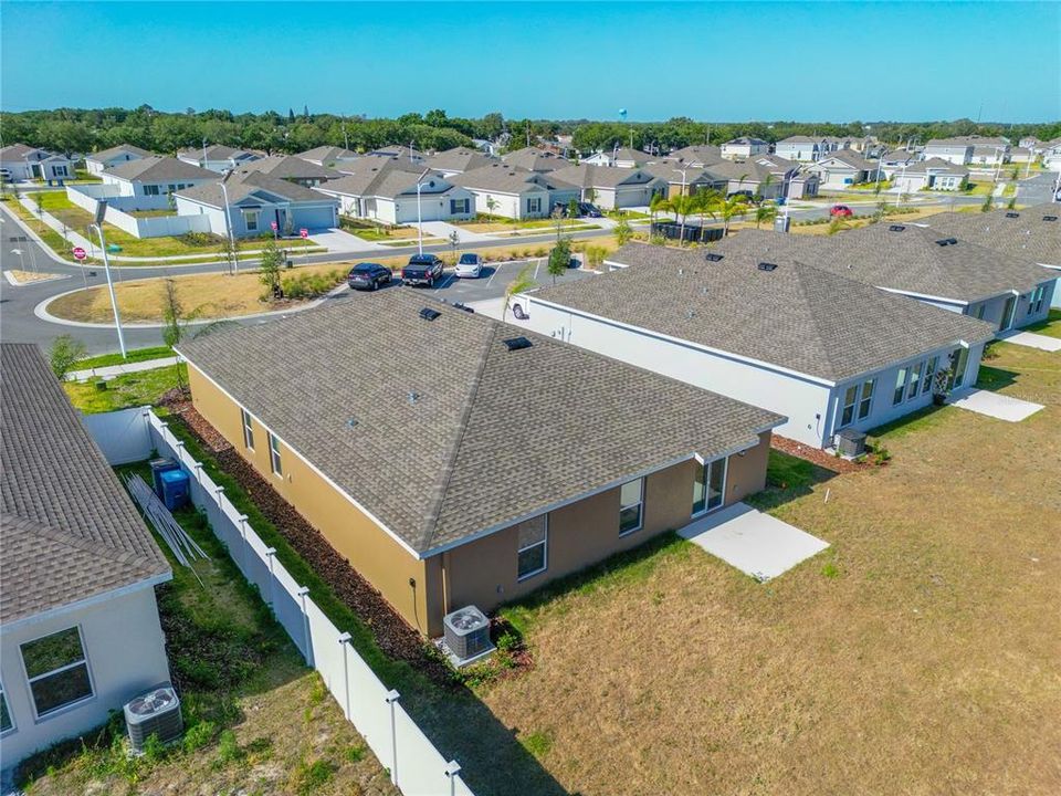 Aerial View- Backyard