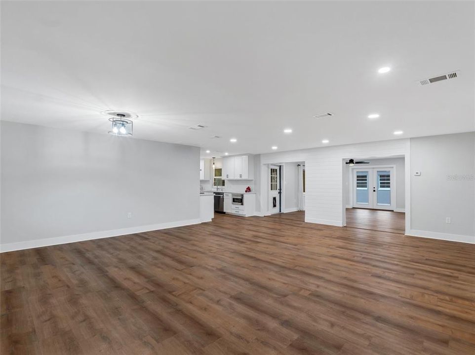 Beautifully, remodeled....As you enter, the main living space is very large and full of natural light .