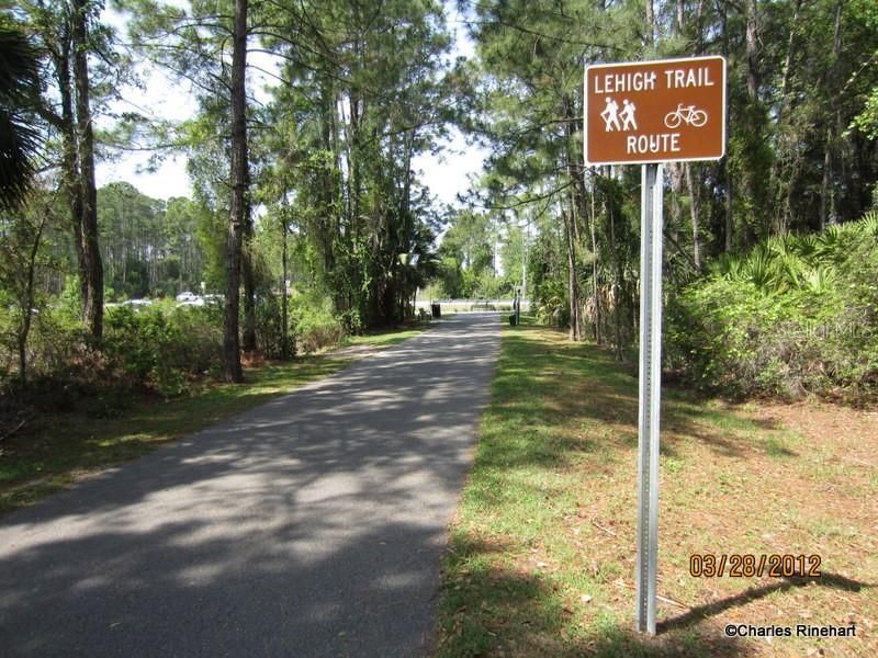 Hit the Lehigh Trail for a leisurely ride through natural Florida landscapes.