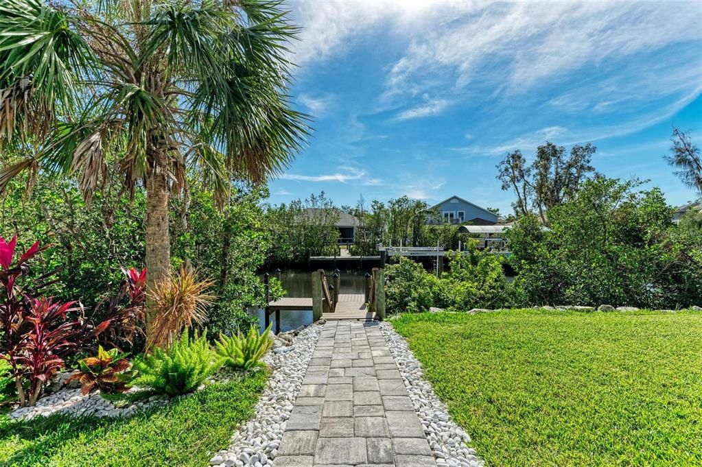 Walkway to the dock