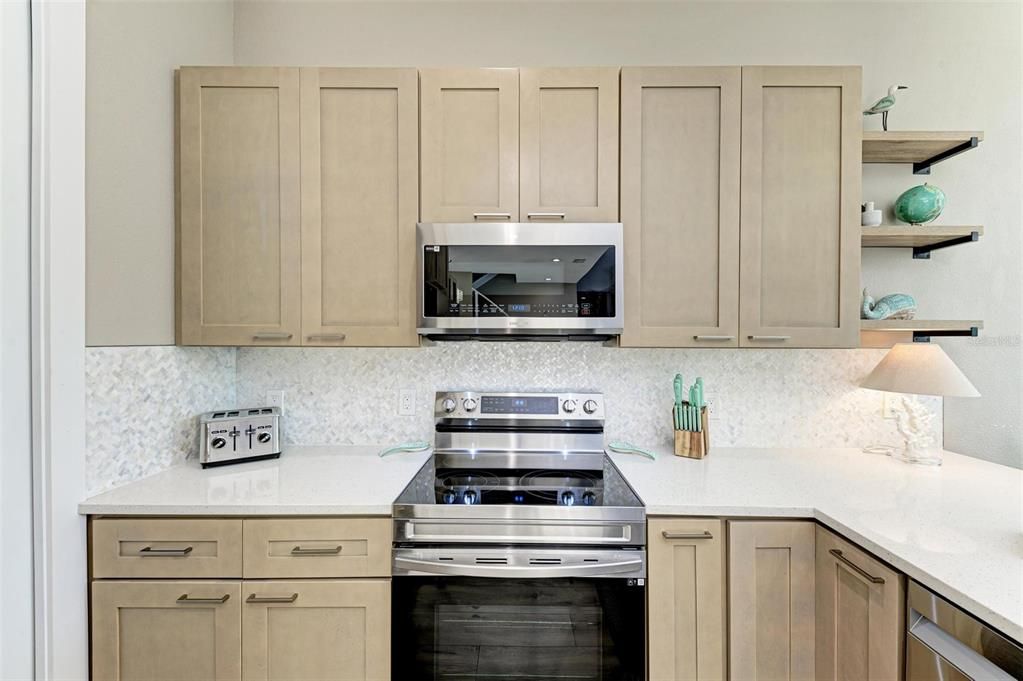 kitchen with stainless steel appliances