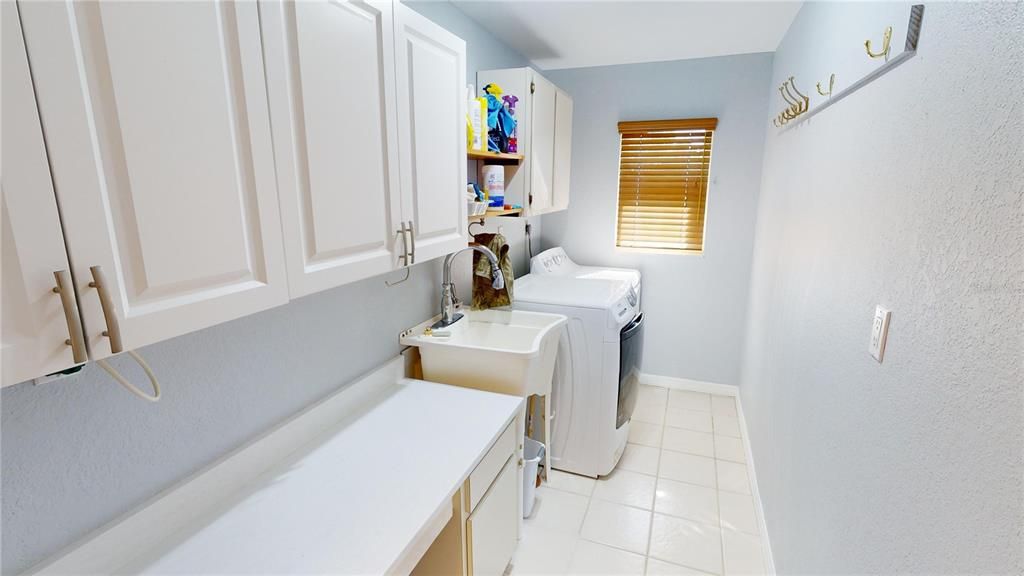 Laundry room off kitchen