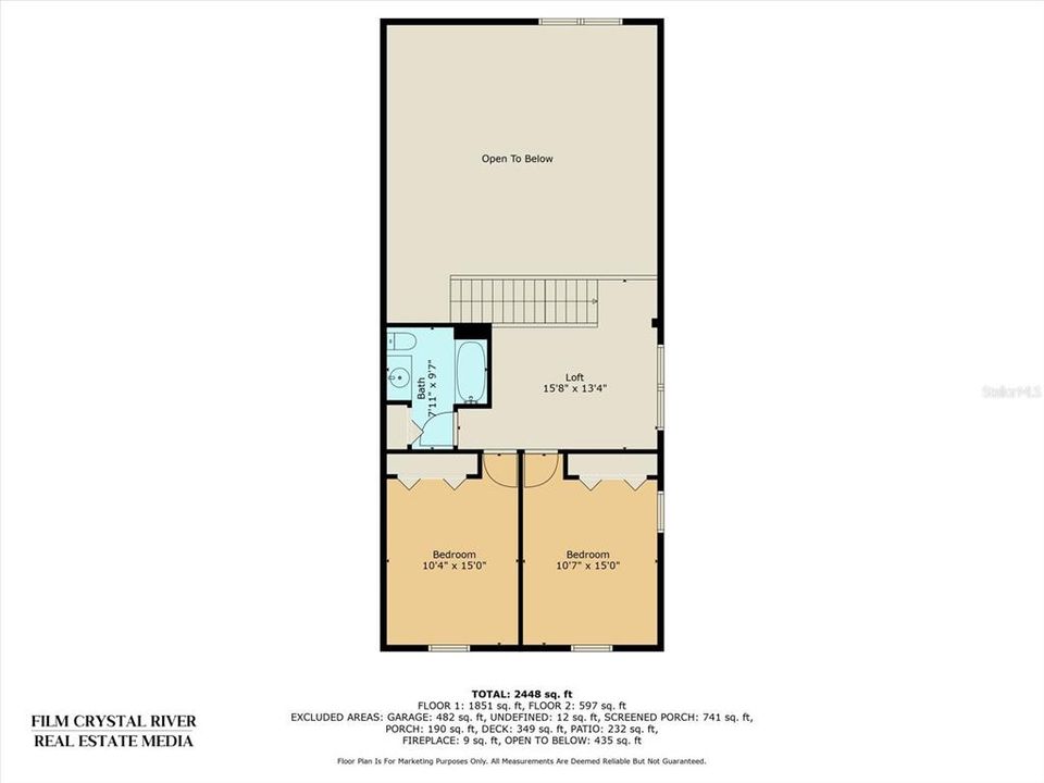 2nd floor layout dimensions