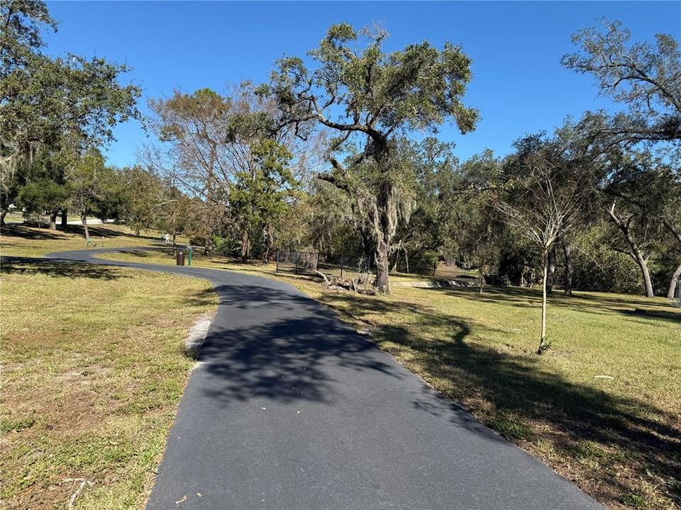 Community paved path