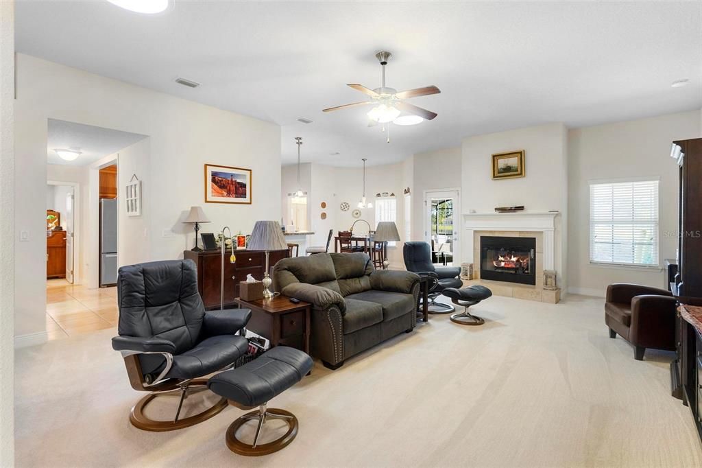 Main living area from front door.