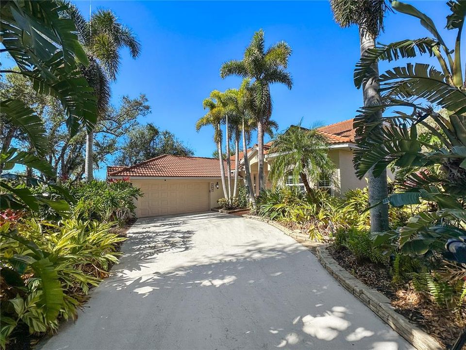 Front Entrance with side load garage