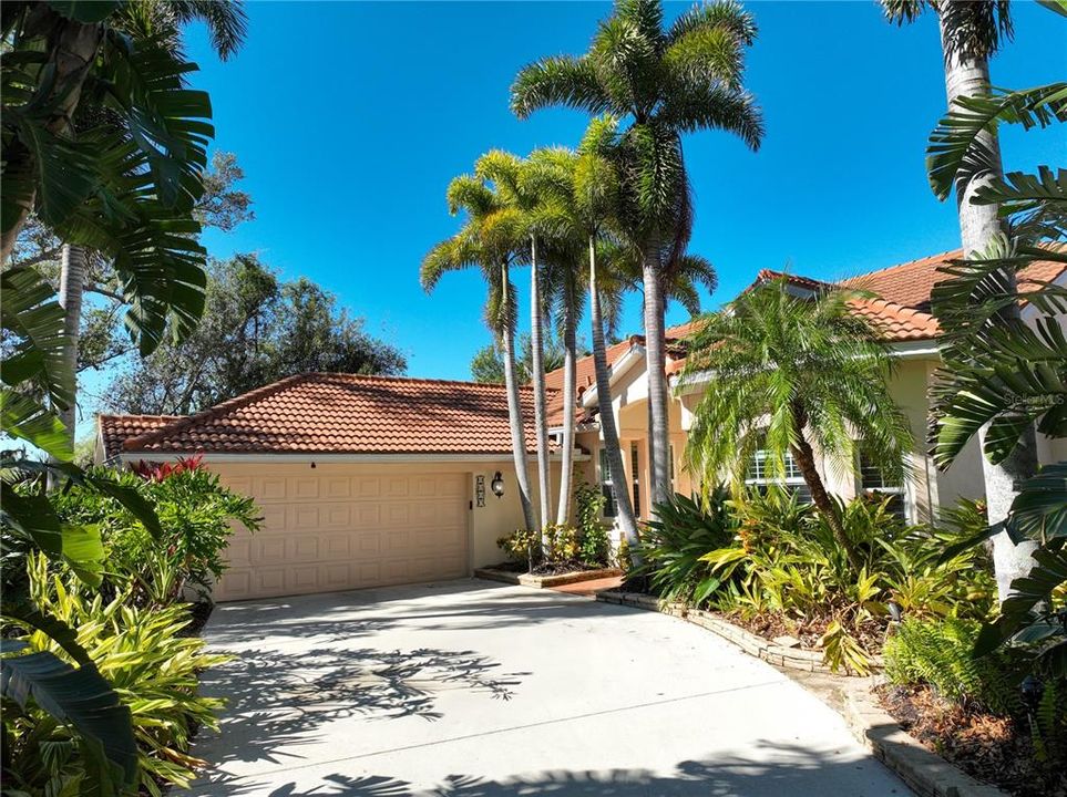 Front Entrance with side load garage