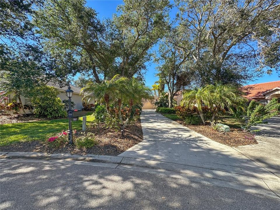 Driveway to your private oasis