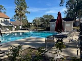 Community pool and poolhouse