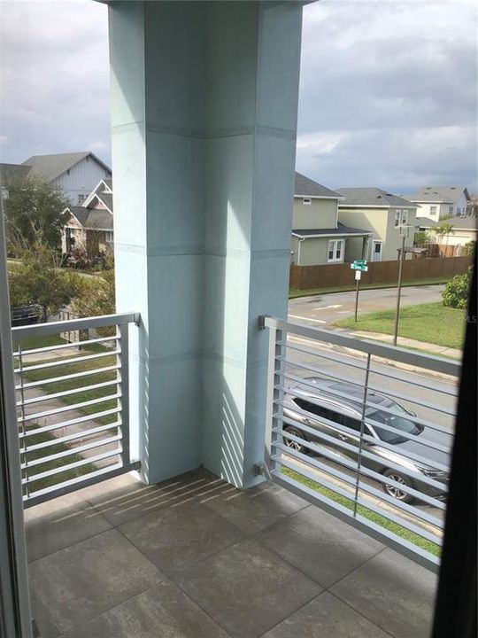 Upstairs Master Bedroom Balcony